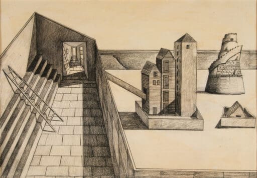 Citadel, Anne Howeson artist, conte, 1999